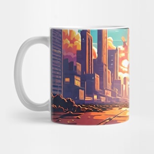 Pixel Art - City Cats (War) Mug